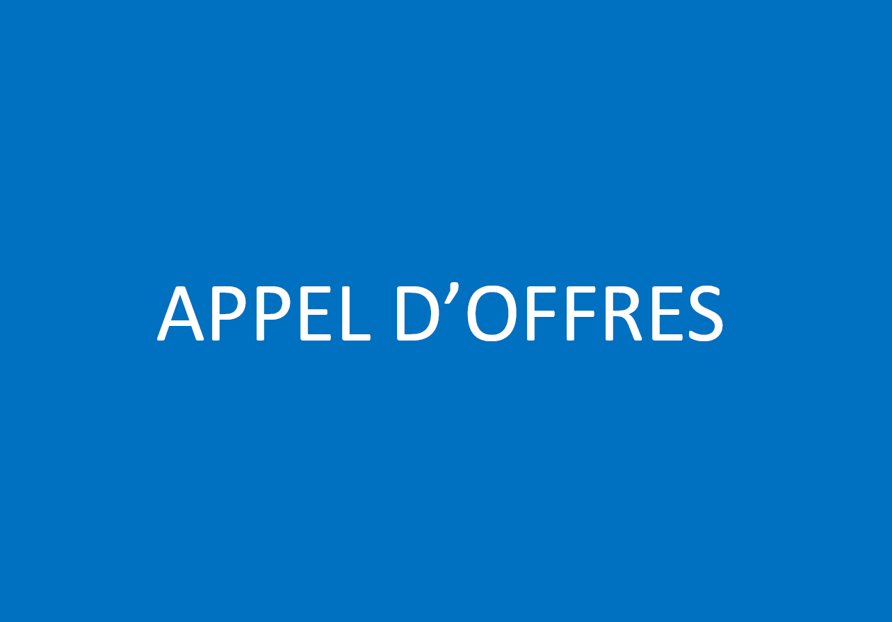 Appel  d'offres